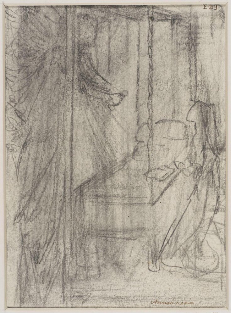 Burne Jones Catalogue Raisonn Study For The Annunciation The