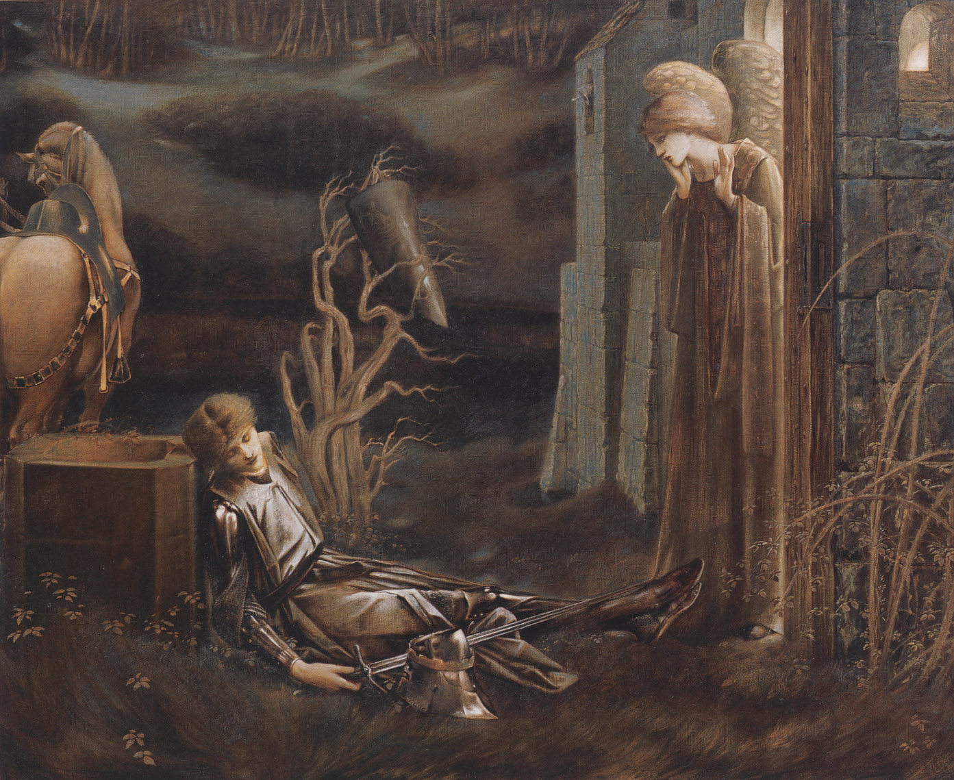 Burne-Jones Catalogue Raisonné | The Dream Of Launcelot At The Chapel ...