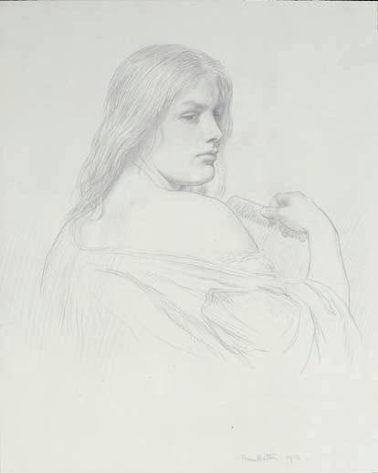 Leicester Galleries Young Woman combing her Hair A Study of